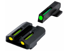 TruGlo TFO Green Yellow Front Rear Sight 1911 Officer Commander