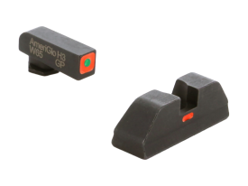 AmeriGlo CAP Sight Set for Glock Green Tritium Orange Outline