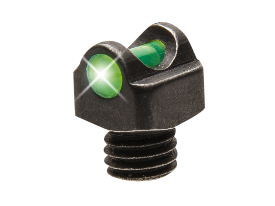 TruGlo StarBrite Deluxe Bead Shotgun Sight Black Green Fiber