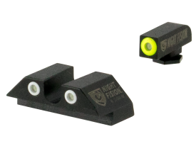 Night Fision Tritium Night Sights Glock Green/Yellow Perfect Dot
