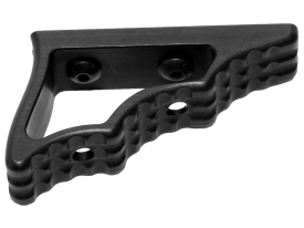 Ergo Enhanced KeyMod Angled Grip Black Aluminum