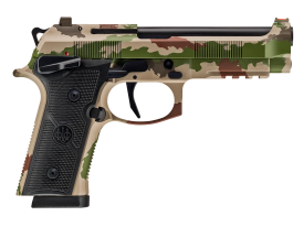 Beretta® - SPEC0742A18 - 92XI SAO 9mm 4.7" Single Action 18+1 Vegetato Camo Pistol