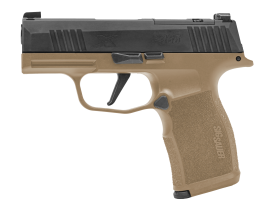 SIG SAUER® - 365X9CTXR3P - P365X 9mm Luger 3.1" Semi Auto 12+1 Coyote Tan Black Pistol