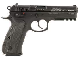 CZ® - 01119 - CZ 75 SP-01 50th Anniversary 9mm 4.6" Semi Auto 10+1 Black Pistol