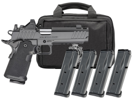 Springfield Armory® - PH9119AOSLCCOMPPAC - 1911 DS Prodigy Comp AOS Gear Pac 9mm Luger 5" Semi Auto 10+1 Black Pistol