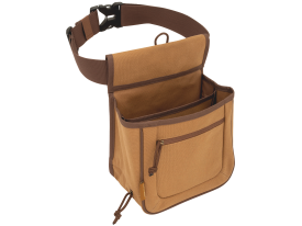 Allen Rival Tan Canvas Double Shell Bag Holds 2 Boxes 12 Gauge