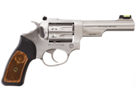 Ruger SP101 Standard 22 LR Black w/Wood Insert/Stainless