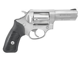 Ruger SP101 Standard 357 Mag Single / Double Black w/Synthetic Insert/Stainless