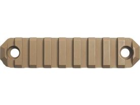 GrovTec M-LOK Rail Section - 9 Slot 3.8" Coyote Cerakote