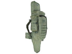 Tactical Assault Bag with Rifle Holder - O.D. Green