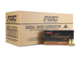 bulk ammo, pmc, pmc bronze, 40 sw, bulk pmc, pmc ammo, 40 s&w, 40 cal, Ammunition Depot