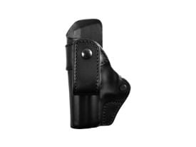 420429BK-L Blackhawk Leather IWB Holster, Black, Left Handed