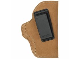 421810BN-L Blackhawk Suede Leather IWB Angle-Adjustable Holster, Brown, Left Hand