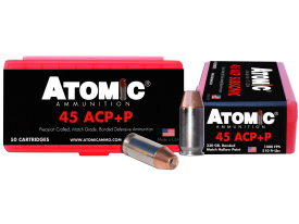 Atomic Pistol 45 ACP 230 Grain Bonded Match Hollow Point 00433 Ammo