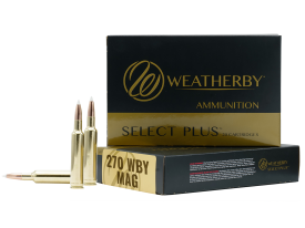 Weatherby Select Plus 270 Wthby Mag 150 Gr Nosler Spitzer Partition Ammo