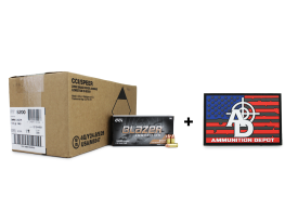 Blazer Brass, 9mm ammo, 9mm fmj, ammo for sale, 9mm ammo for sale, 9x19, Blazer Brass ammo, bulk ammo, Ammunition Depot