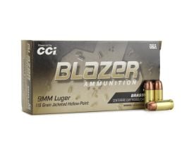 CCI Blazer 9mm 115 Gr JHP