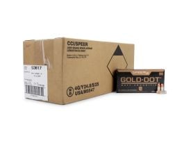 Speer Gold Dot 9mm 124 Gr +P JHP (Case)