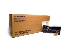 Speer Lawman Cleanfire 9mm Luger 124 Grain TMJ (Case)