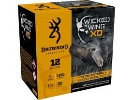 Browning Wicked Wing XD 12 Gauge 3 1-1/4 oz BB Shot Ammo