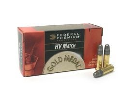 Federal Premium Gold Medal .22LR 40 Grain LRN HV Match (Box)