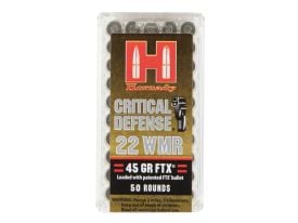 83200 Hornady Critical Defense .22 Mag/WMR 45 Gr FTX (50 Round Box)