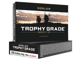 Nosler Trophy Grade 280 Ackley Improved 160 Gr Nosler AccuBond Ammo