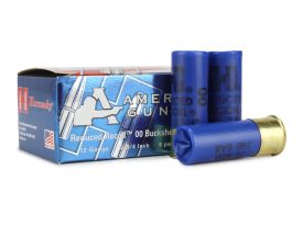 Hornady American Gunner Reduced Recoil 12 Gauge 2.75" 00 Buckshot (Box)