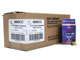 CCI Clean-22 Suppressor .22 LR 45 Gr LRN (Case)