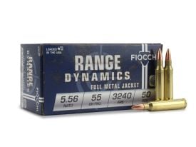 Fiocchi Range Dynamics 5.56 NATO 55 Gr FMJ
