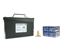 Federal V&P 223 Rem 50 Grain JHP 200 Rounds In Heavy Duty Ammo Can
