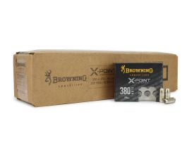 Bulk Browning X-Point Defense 380 ACP Ammo, Buy Bulk 95 Grain JHP Ammo, Wholesale 380 ACP Hollow Point Ammo, Best Bulk Deals on Browning 380 ACP Ammunition, Bulk Browning JHP Ammo Online, Ammunition Depot