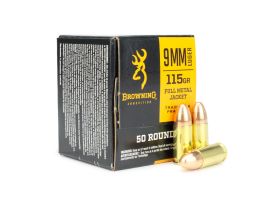 Browning Training & Practice 9mm 115 Gr FMJ (Box)