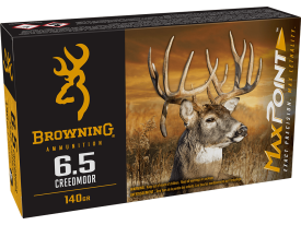 Browning Ammo Max Point 6.5 Creedmoor 140 Gr Max Point (Case)