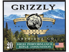 Grizzly .357 Sig 125gr FMJ Flat Point Ammo Ammo