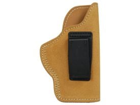 Blackhawk Suede Leather IWB Angle-Adjustable Full-Size Pistol Holster, Brown, Right Handed, 421809BN-R 