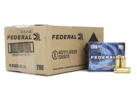 Federal Power-Shok 10mm Auto 200 Gr JHP (Case)