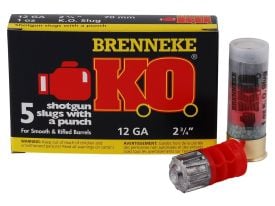 Brenneke K.O. 12 Gauge 2.75 1 oz Slug