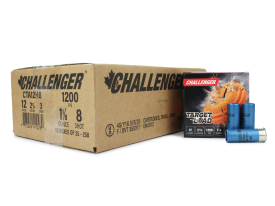 Challenger First Class Target Load 12 Gauge 2.75" 1-1/8 oz #8 Shot (Case)