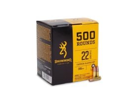 B194122000 Browning Performance Rimfire 22 LR 36 Grain Copper Plated HP