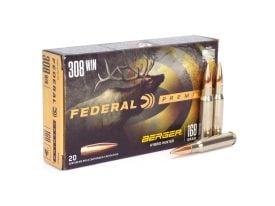 Federal 308 Winchester 168 Gr Berger Hybrid Hunter (Box)