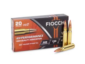 FIO308HSA Fiocchi Hyperformance 20 Rounds 308 Winchester 150 Grain SST Ammo