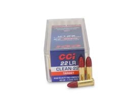 CCI Clean 22 LR High Velocity Ammo 40 Gr Red Poly Coated (Box)