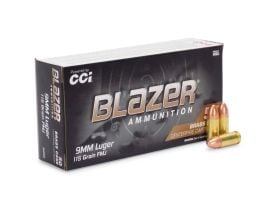 Blazer Brass 9mm 115 Grain FMJ