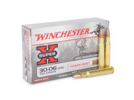 X30061 Box Winchester Super-X 30-06 Springfield 150 Grain PowerPoint 20 Rounds