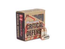 90063 Hornady Critical Defense 32 ACP 60 Gr FTX Box
