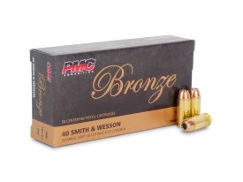 PMC40B-BOX PMC Bronze 40 S&W 165 Grain JHP (Box)