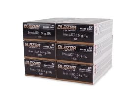blazer ammo, blazer brass, 9mm Ammo, 9mm Luger Ammo, Luger 9mm Ammo