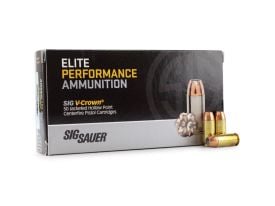 Sig Sauer Elite V-Crown 180 Grain JHP E40SW2-50 Ammo Buy