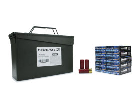 Federal PS 12 Gauge 2.75 1-1/4oz 000 Buck 50 Rounds In Ammo Can